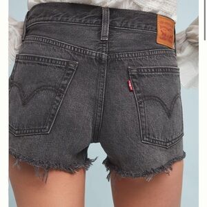 Levi's 501 High-Rise Denim Shorts Size 26